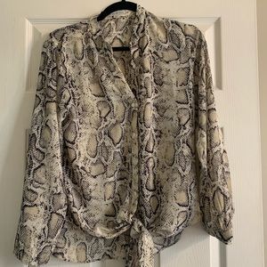 Snakeskin Blouse